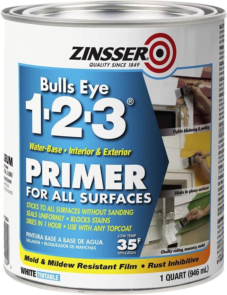 stock image zinsser bulls eye 123 primer