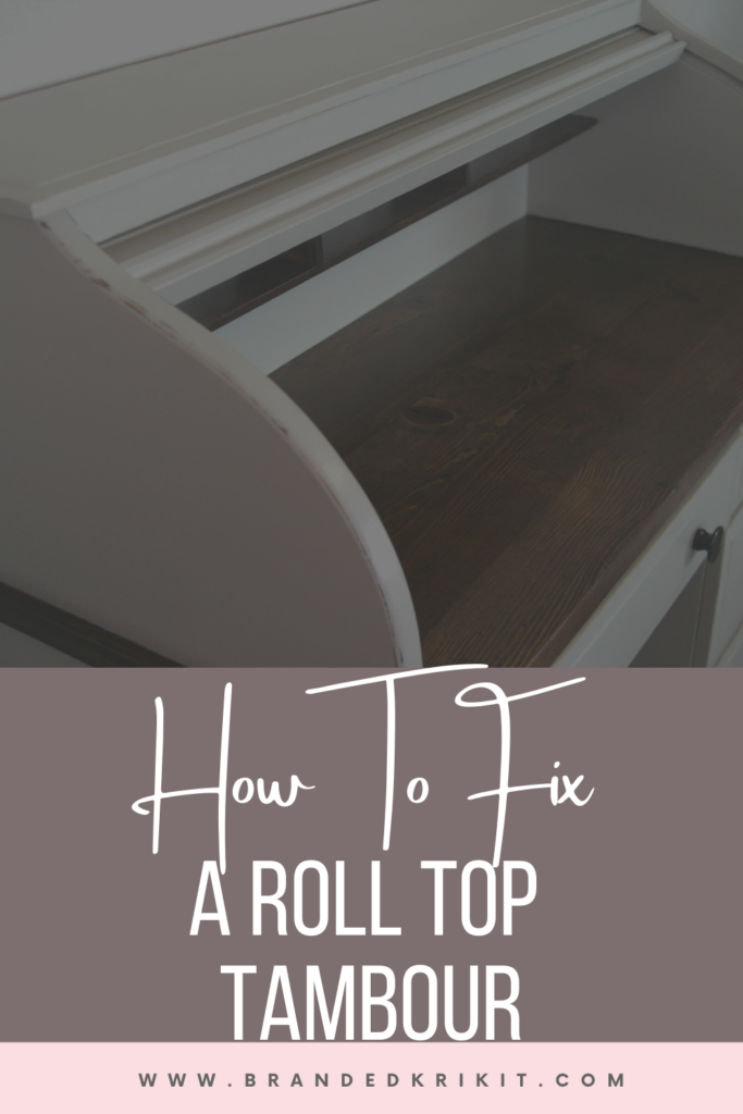 how to fix a roll top tambour pinterest pin