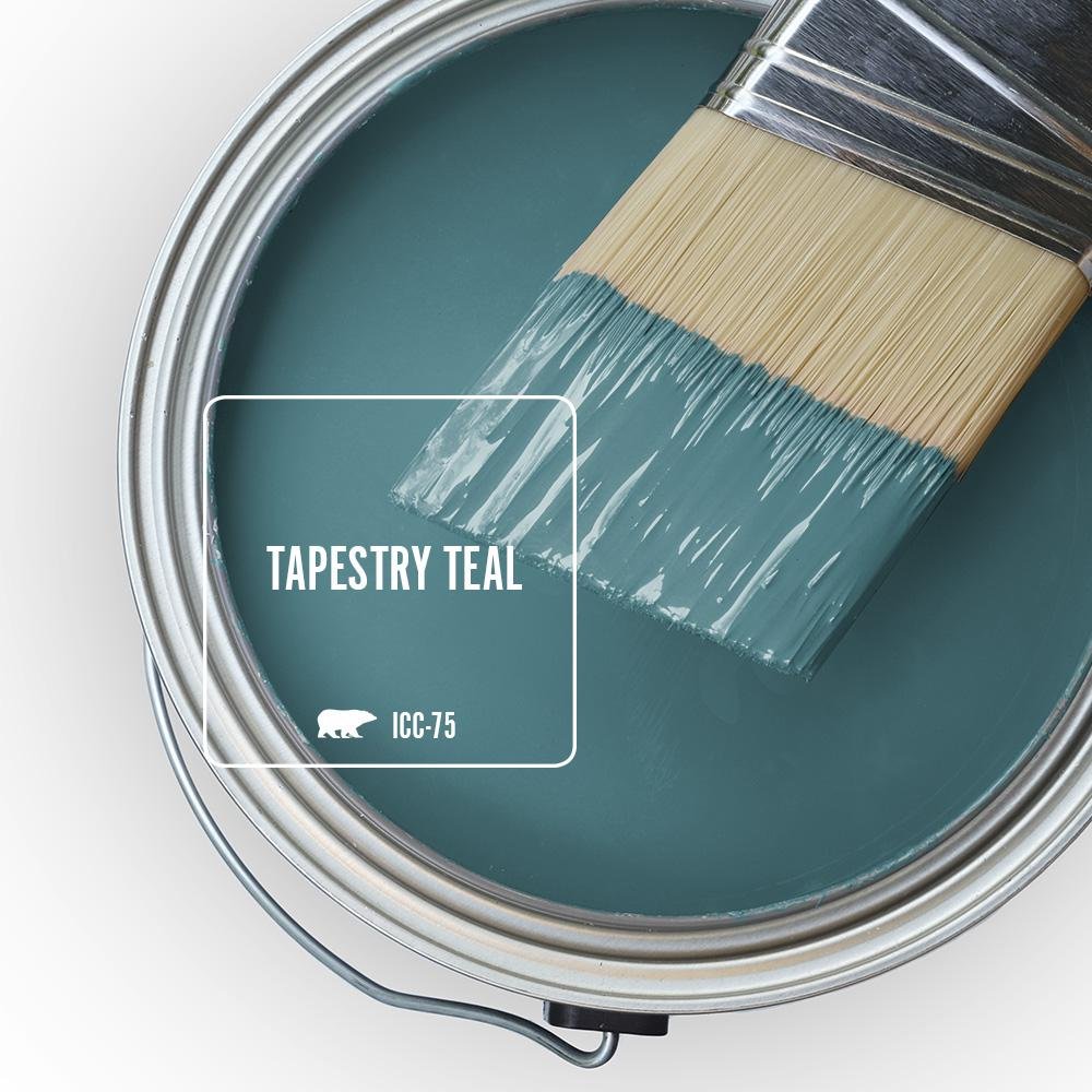 tapestry teal paint by behr marquee home depot