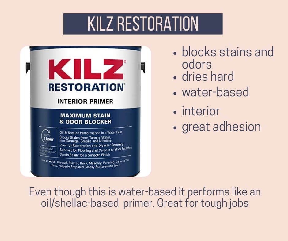KILZ Restoration Primer infopgraphic