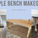 Step-by-Step Kitchen Table Bench Makeover