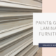 How to Paint and Glaze Laminate Furniture