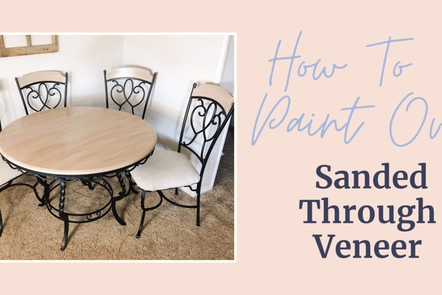 How To Paint Over Sanded Through Veneer