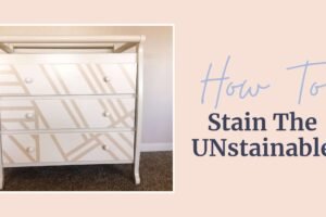 how to stain the unstainable cover photo